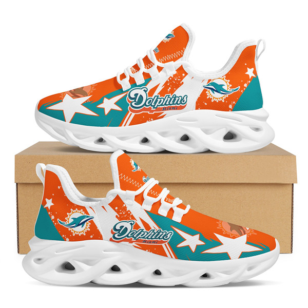 Men's Miami Dolphins Flex Control Sneakers 009